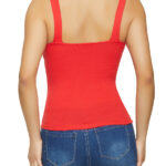 Buckle Strap Tank – Red2